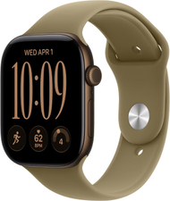 Apple Watch S12 GPS 46mm Dark Bronze Aluminium Case with Olive Sport Band, S/M