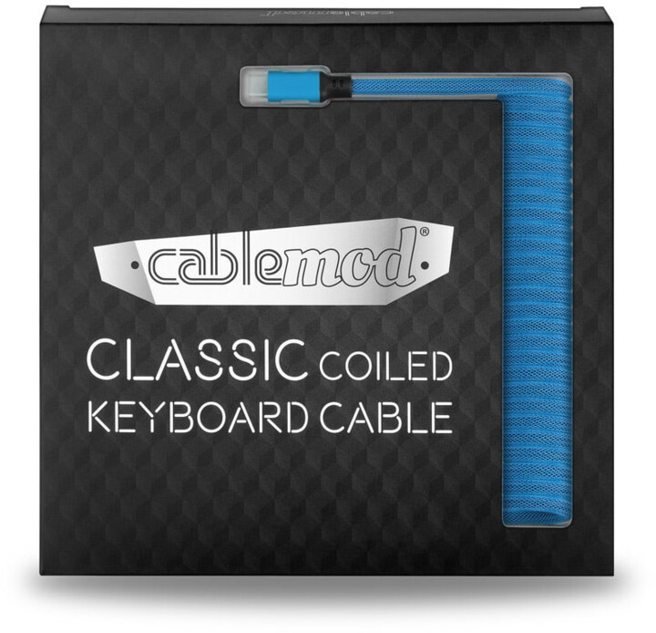 Kabllo spirale CableMod Classic, USB-C/USB-A, 1,5m, bruz