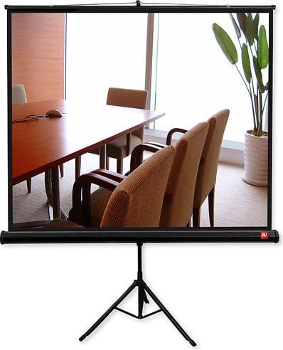 Ekran portativ për projektor Avtek Tripod PRO 200, i bardhë