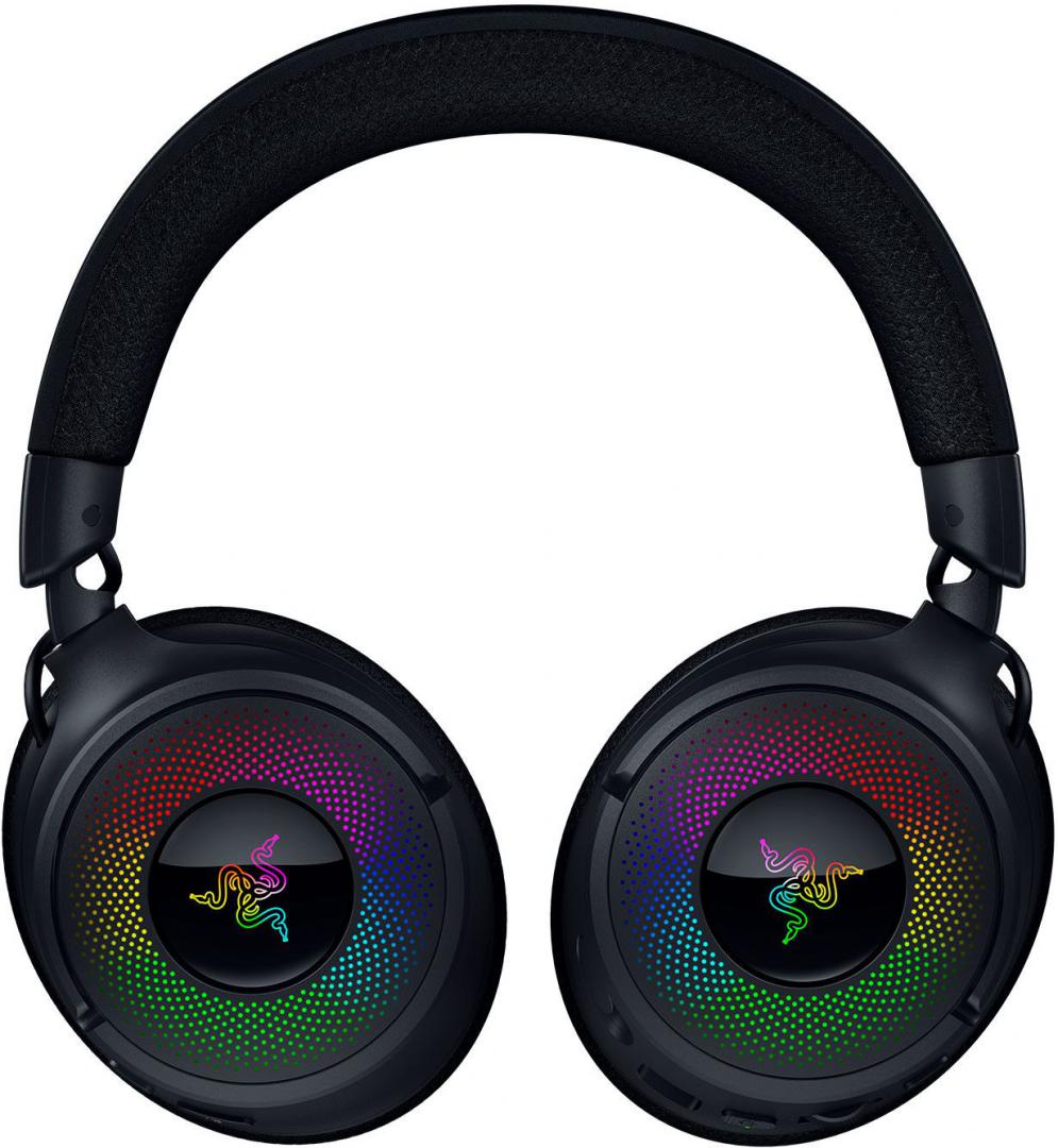 Kufje gaming Razer Kraken V4, 3 mënyra lidhjeje, mikrofon Hyper Clear, të zeza