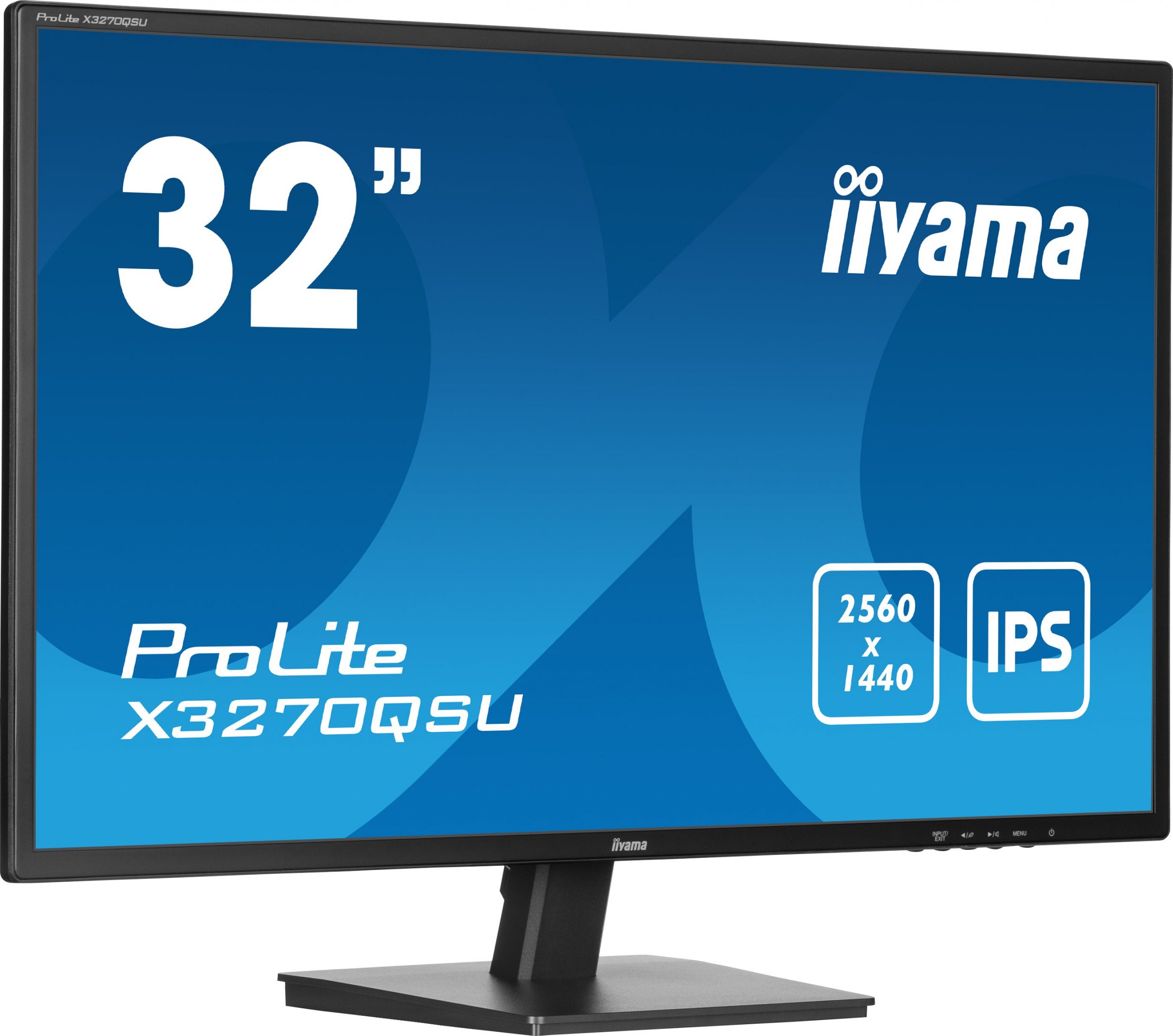 Monitor iiyama ProLite X3270QSU B1, 32", WQHD 2560x1440, IPS, i zi