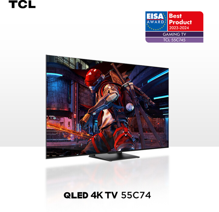 Televizor TCL 55C745 55" (139cm), 4K UHD, titan