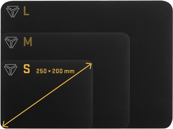 Mauspad Yenkee SPEED TOP, S, i zi