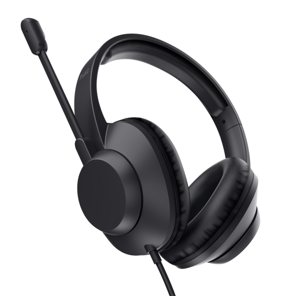 Kufje Trust Ayda Max USB, kabllo USB-C - USB-A, e zezë