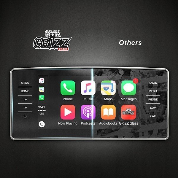 Film mbrojtës ekran GRIZZ MatteScreen për Nissan X-Trail 3 2013-2017, mat, kundër gjurmëve të gishtërinjve, transparent