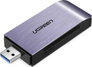 Lexues kartash Ugreen 4 in 1 USB 3.0 50541, 5 Gbps, gri