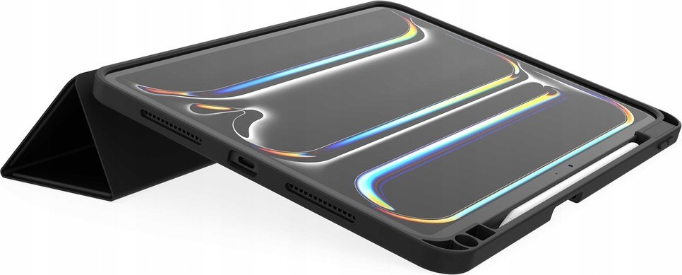 Mbulesë folio JCPal DuraPro për iPad Pro 11" M4 M5, me mbajtëse Apple Pencil, e zezë