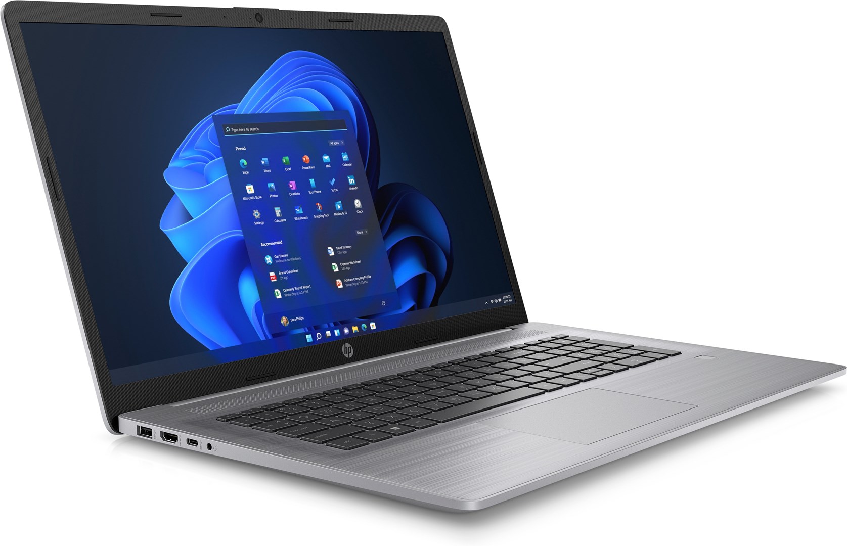 Лаптоп HP 470 G9, 17.3", Intel Core i5 1235U, 16GB RAM, 512GB SSD, NVIDIA GeForce MX550