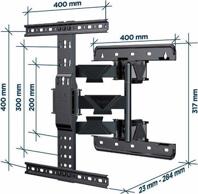 Mbajtës televizori Gembird TV SET ACC, 32-65"