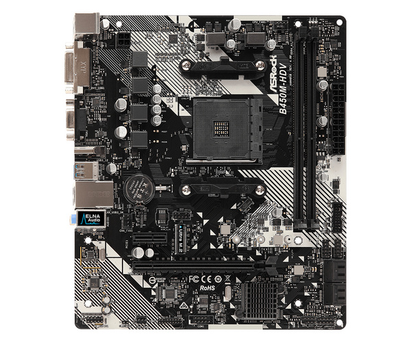 Pllakë amë Asrock B450M-HDV, AMD B450 Socket AM4 micro ATX