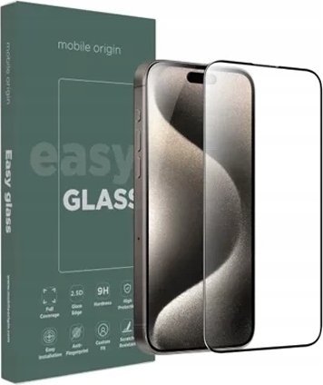 Заштитно стакло Mobile Origin EasyGlass за iPhone 16 Pro, Double Strong, проѕирно