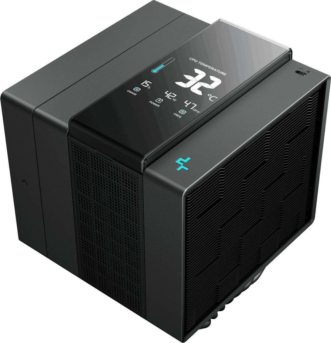 Ладилник за процесор DeepCool ASSASSIN IV VC VISION, воздушен, 120/140 mm, црн
