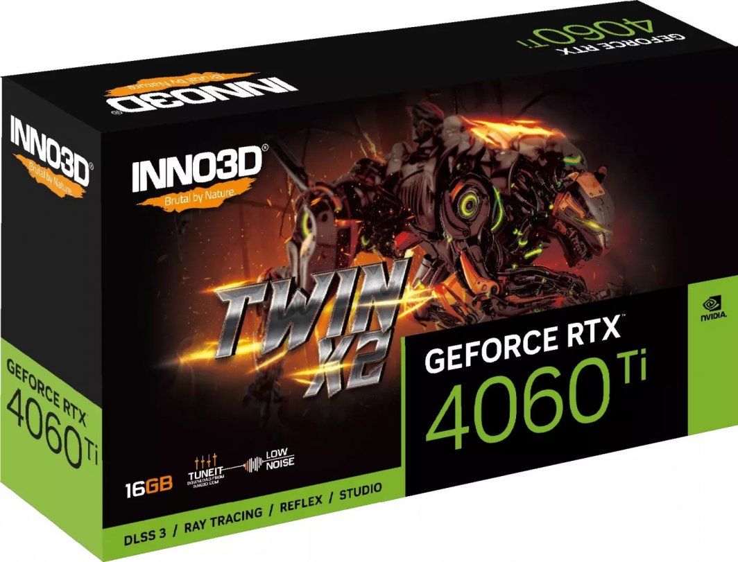 Kartelë grafike Inno3D GeForce RTX 4060 Ti Twin X2 16GB GDDR6