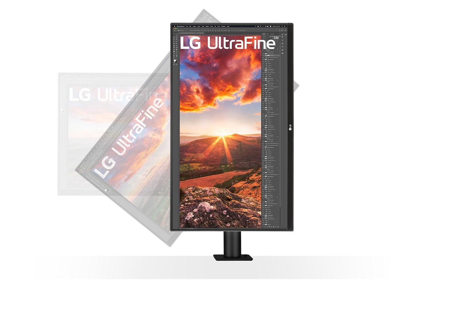 Monitor LG UltraFine Ergo 27UN880P B, 27", 4K UHD, i zi
