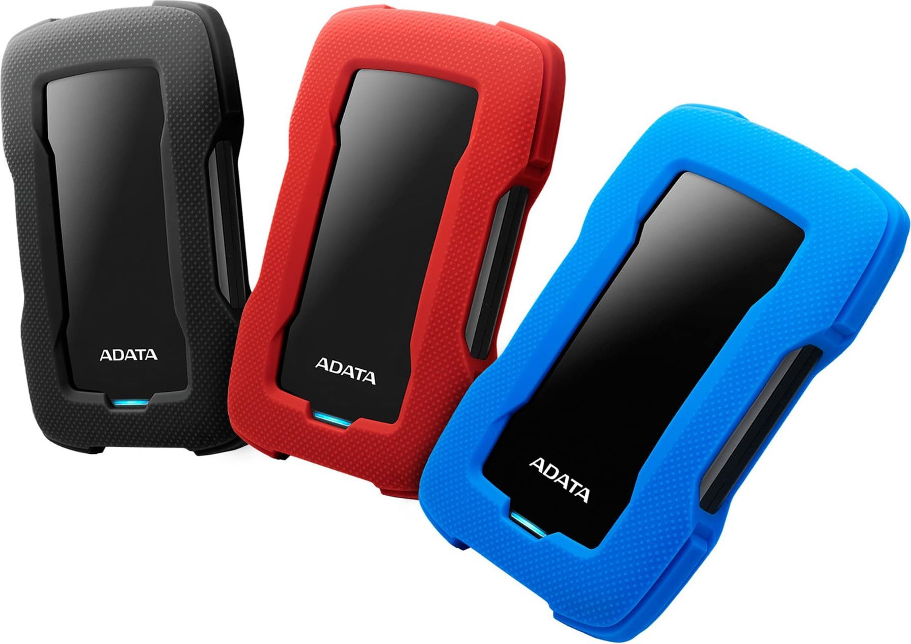 Hard disk i jashtëm ADATA HD330, 2TB, USB 3.1, i zi e kuq