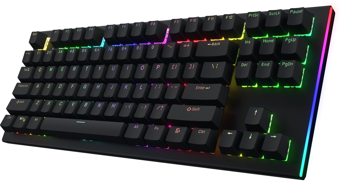 Tastierë mekanike Hator Gravity X TKL, USB, RGB, e zezë