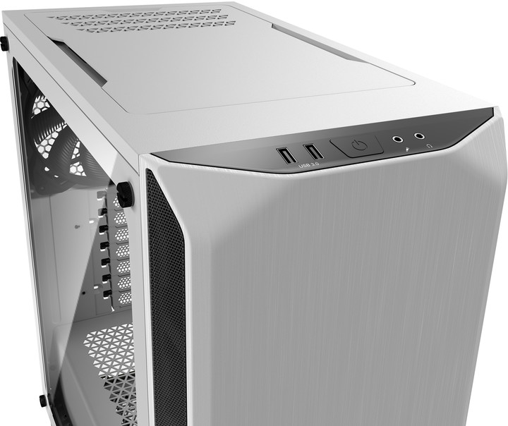 Kasë kompjuteri Be quiet! Pure Base 500, me panel anësor prej xhami, e bardhë