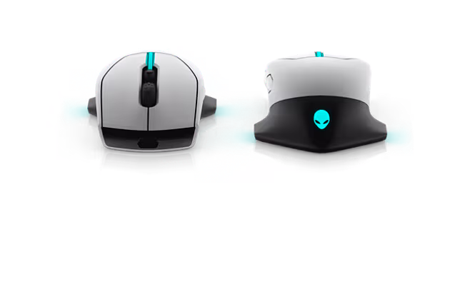 Maus Dell Alienware AW610M, i bardhë