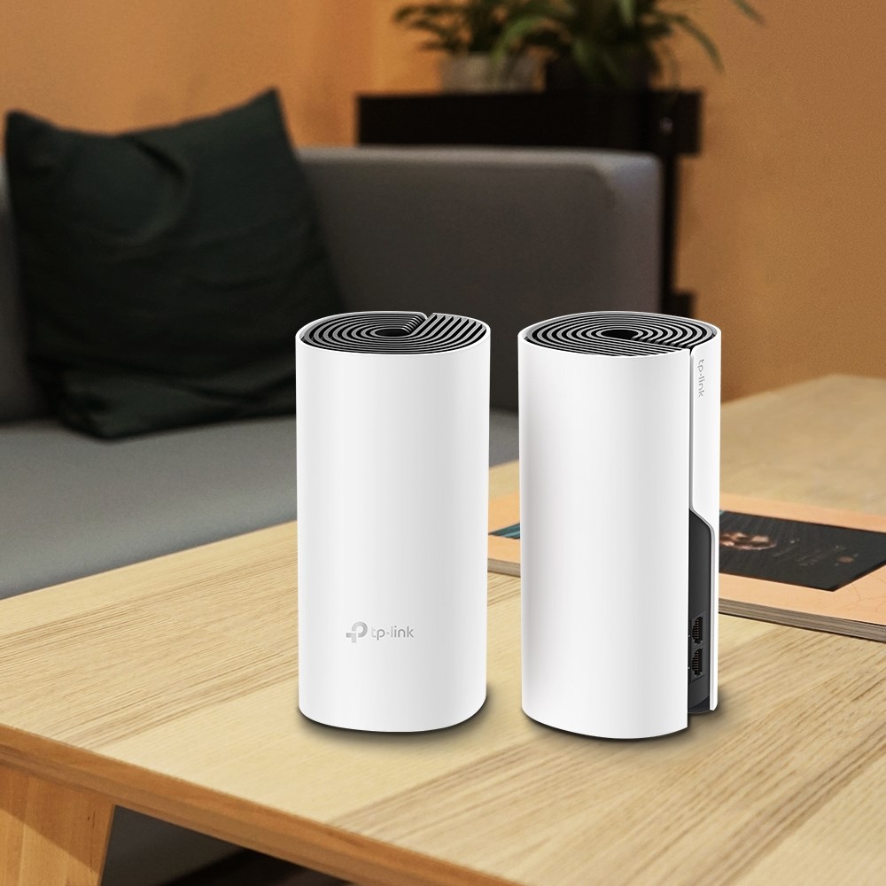 Sistem mesh Wi-Fi TP-Link Deco M4 AC1200, dual band, set 2 pjesë, i bardhë