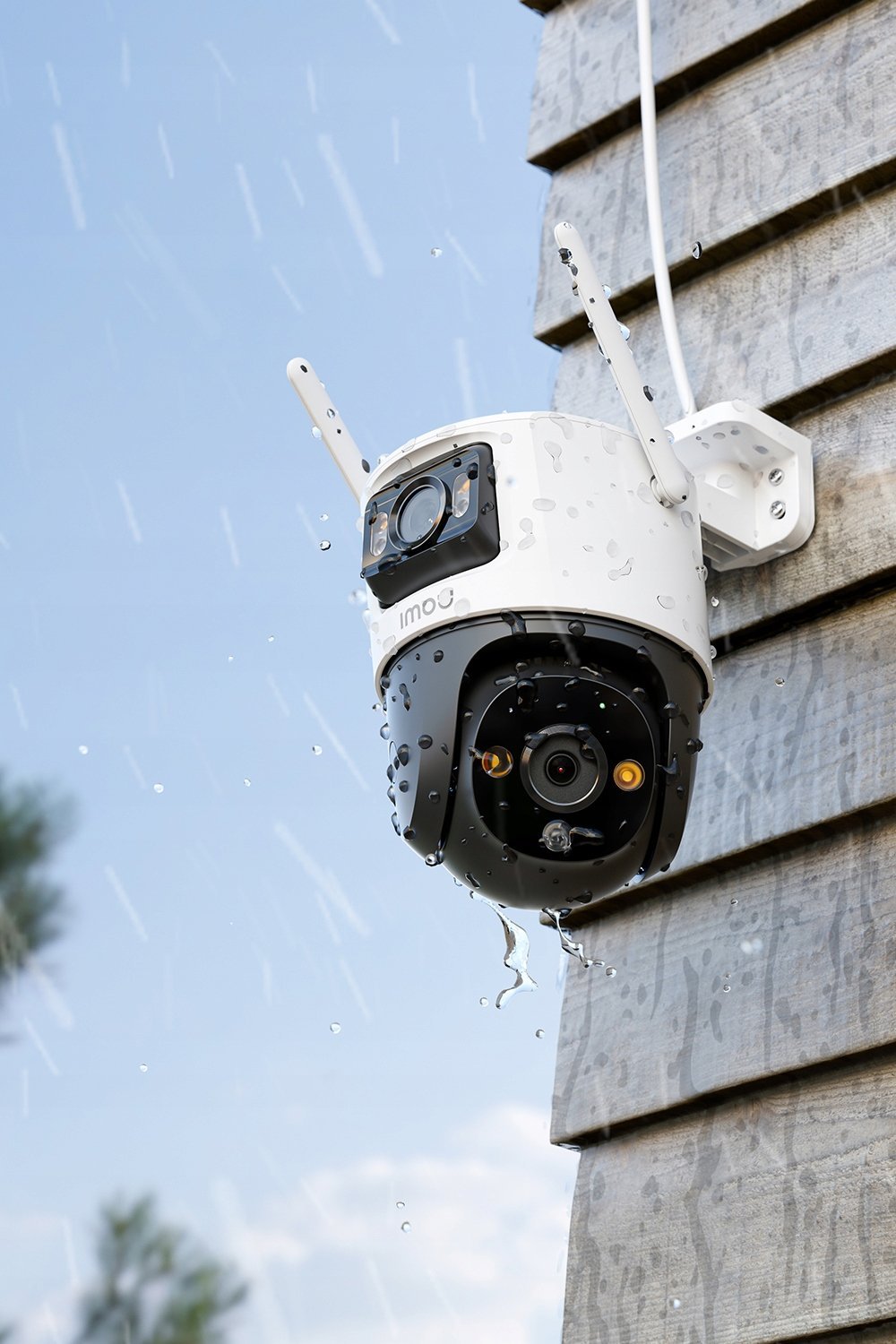 Kamerë e jashtme WiFi IMOU Cruiser Dual 6 8 10MP, PTZ, 8x zoom digjital, bardhë