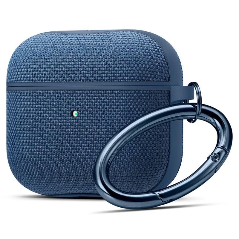 Kuti mbrojtëse Spigen Urban Fit për AirPods 3rd Gen, pëlhurë premium, blu navy