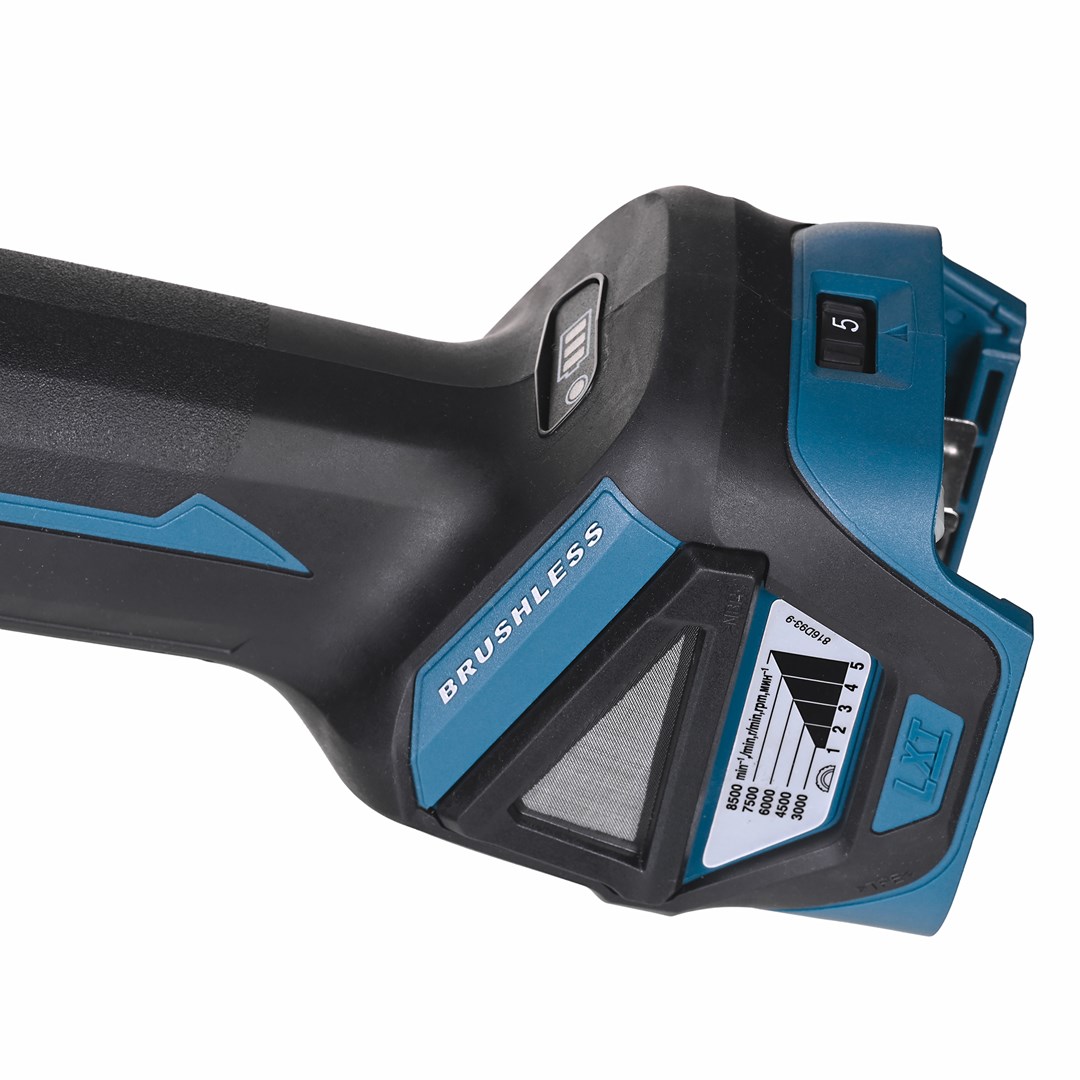 Mulli këndor Makita DGA513, 18V LXT, brushless, 125mm, pa bateri