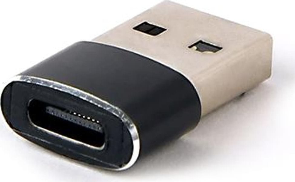 Përshtatës USB Gembird USB-A në USB-C, i zi