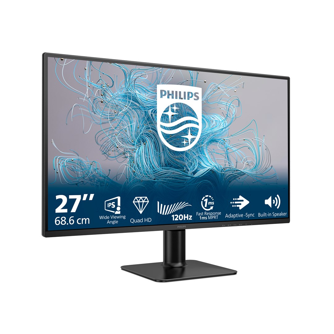 Monitor Philips 2000 Series 27E2N2500/00, 27", 2560 x 1440 Quad HD, i zi