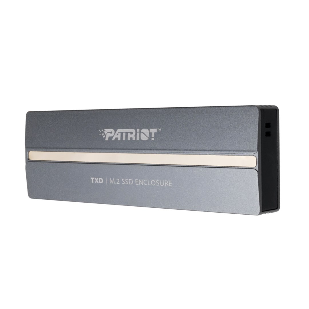 Kuti eksternale për SSD M.2 Patriot Memory TXD PV810UPNGM, USB 3.2 Gen2, NVMe, e zezë