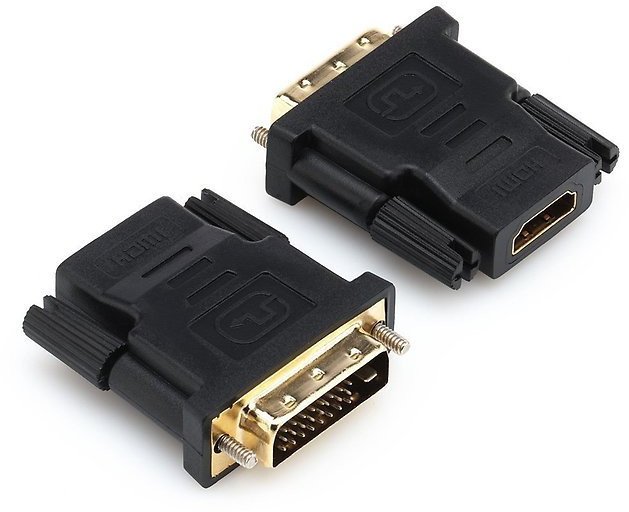 Adapter DVI në HDMI RoGer RO-DVI2HDMI-24+1, 24+1 pin, deri 1440p, i zi