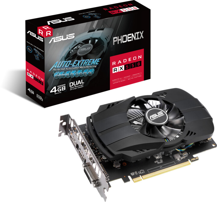 Kartelë grafike Asus Phoenix Radeon RX 550 Evo 4GB GDDR5