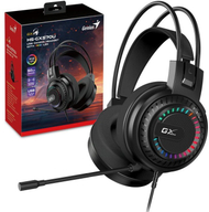 Kufje gaming Genius GX HS-GX570U, me mikrofon, USB, të zeza