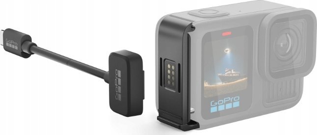 Komplet derë magnetike dhe kabllo karikimi GoPro Contacto, USB C, i zi