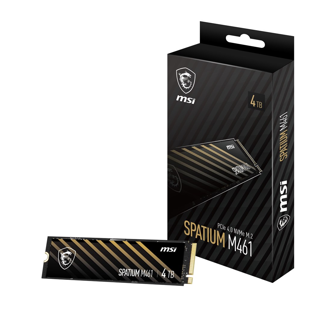 Диск SSD MSI SPATIUM M461, M.2, 4TB, PCIe 4.0