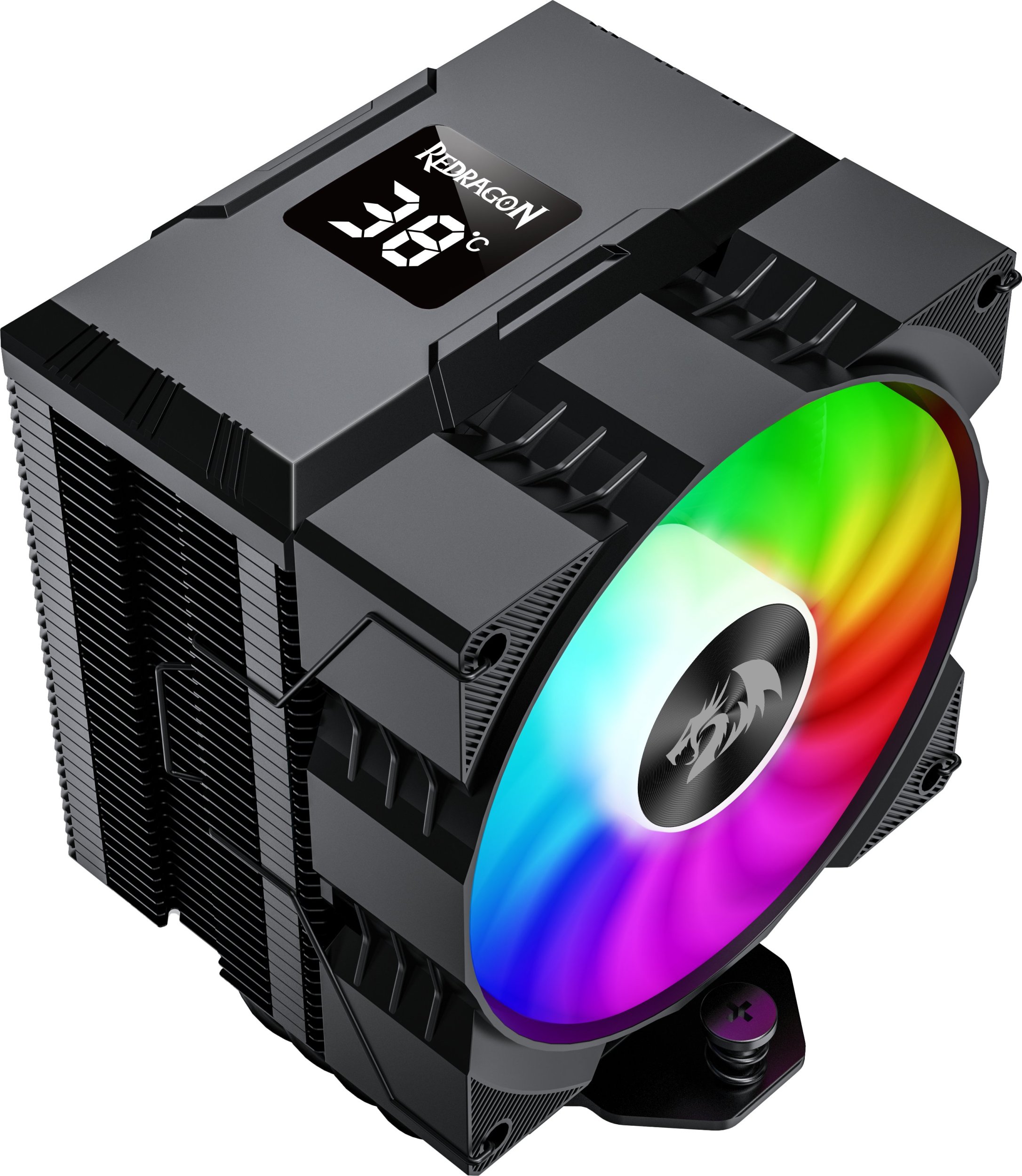 Систем за ладење на процесор Redragon CC-1014, дигитален екран, RGB осветлување