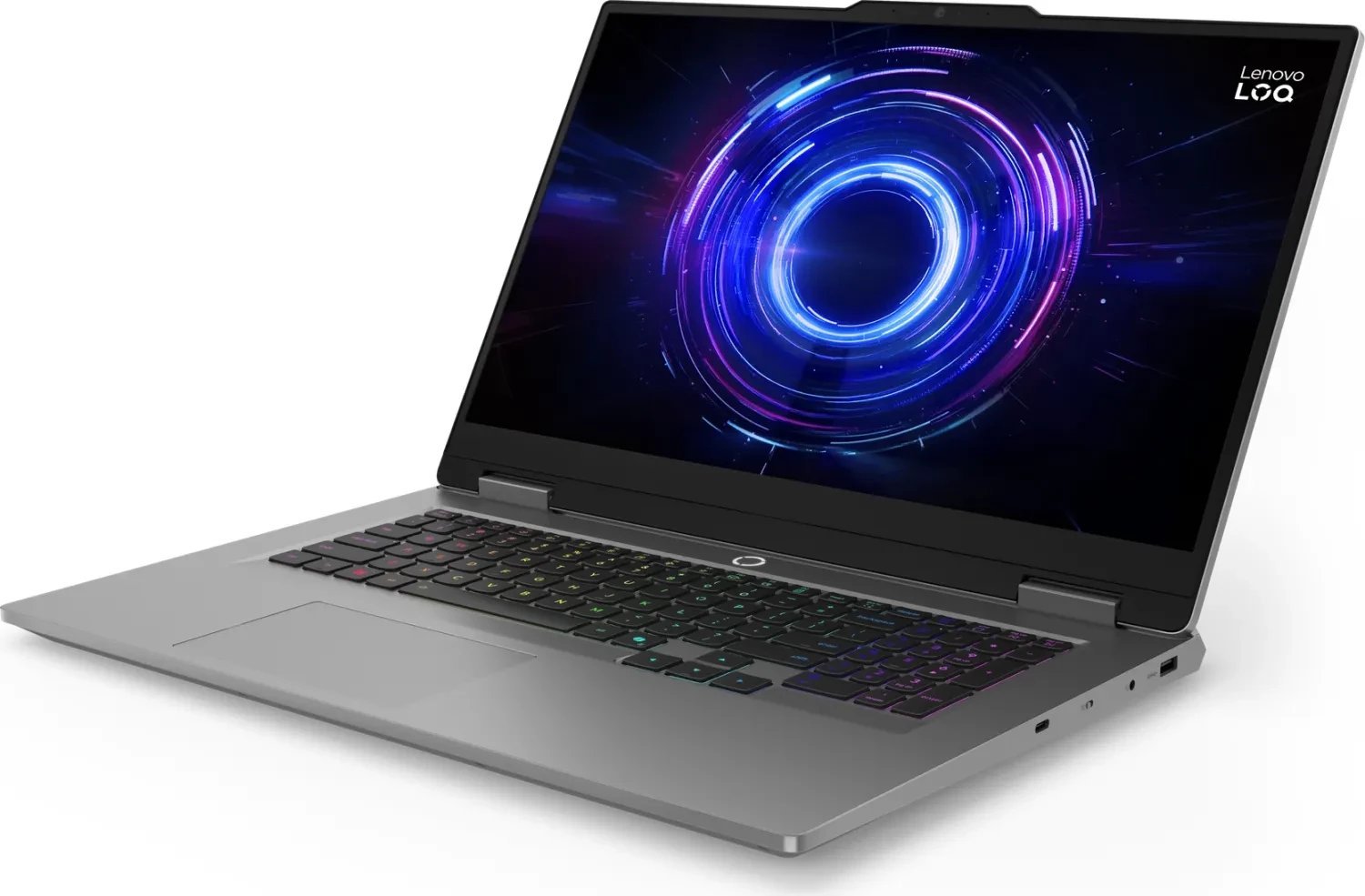 Laptop gaming Lenovo LOQ 17IRX10, 17.3" FHD 165Hz, i5 13450HX, RTX 5050 8GB, 16GB RAM, 1TB SSD, gri Luna