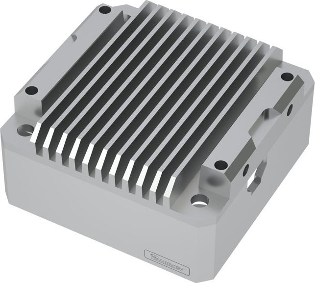 Ftohës pompë uji Barrow DDC Heatsink, alumini, për pompa DDC, argjendtë