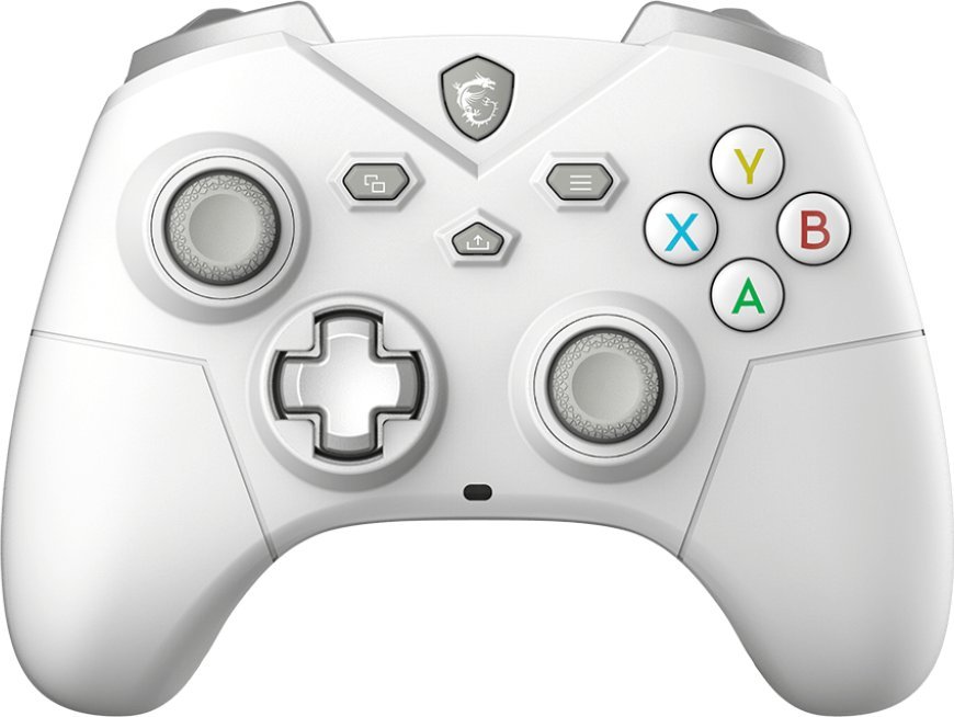 Gamepad MSI Force GC300 Wireless, pa tel, USB 2.0, i bardhë