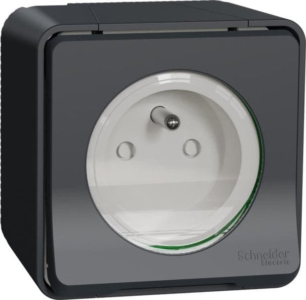 Prizë Schneider Electric Mureva Styl MUR35031, 2P+PE, IP55, antracit