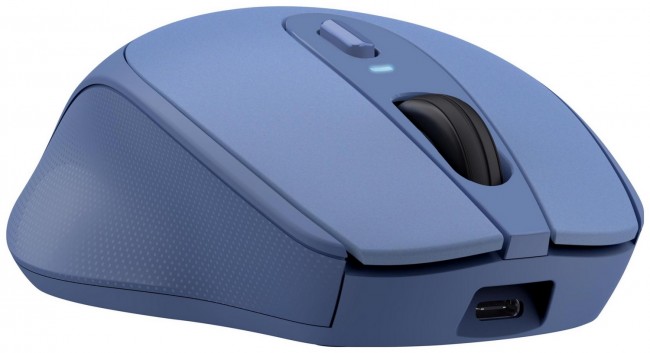 Maus wireless Trust Zaya, i rikarikueshëm, 1600 DPI, blu