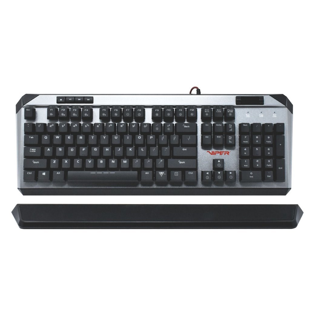 Tastierë mekanike Gaming Patriot Memory V765, USB, RGB, e zezë / e hirtë