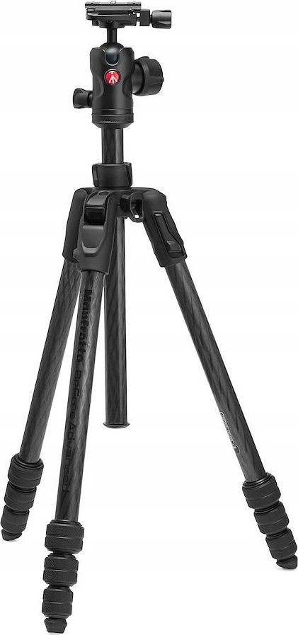Tripod Manfrotto Befree Advanced Twist, fibër karboni, udhëtimi, i zi