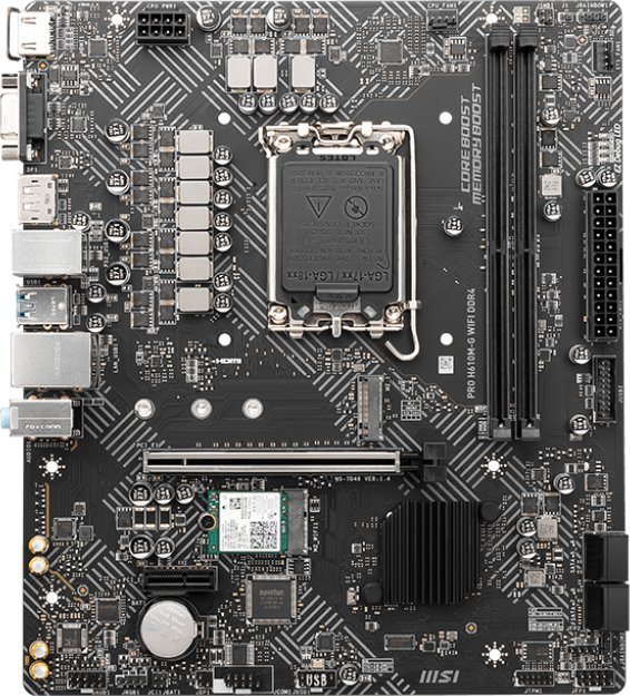 Motherboard MSI PRO H610M G WIFI DDR4, Intel H610, Wi Fi, ATX