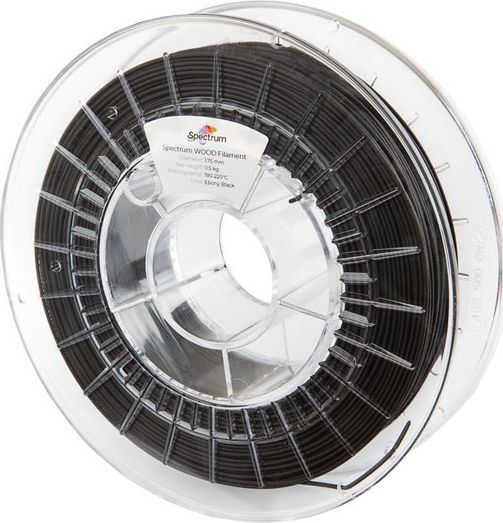 Filament 3D Spectrum WOOD, PLA me grimca druri, 1.75mm, kafe e errët