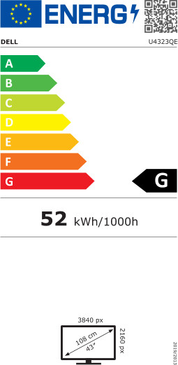 [OUTLET] Monitor Dell UltraSharp U4323QE - LED 43", UHD, i zi / argjendtë