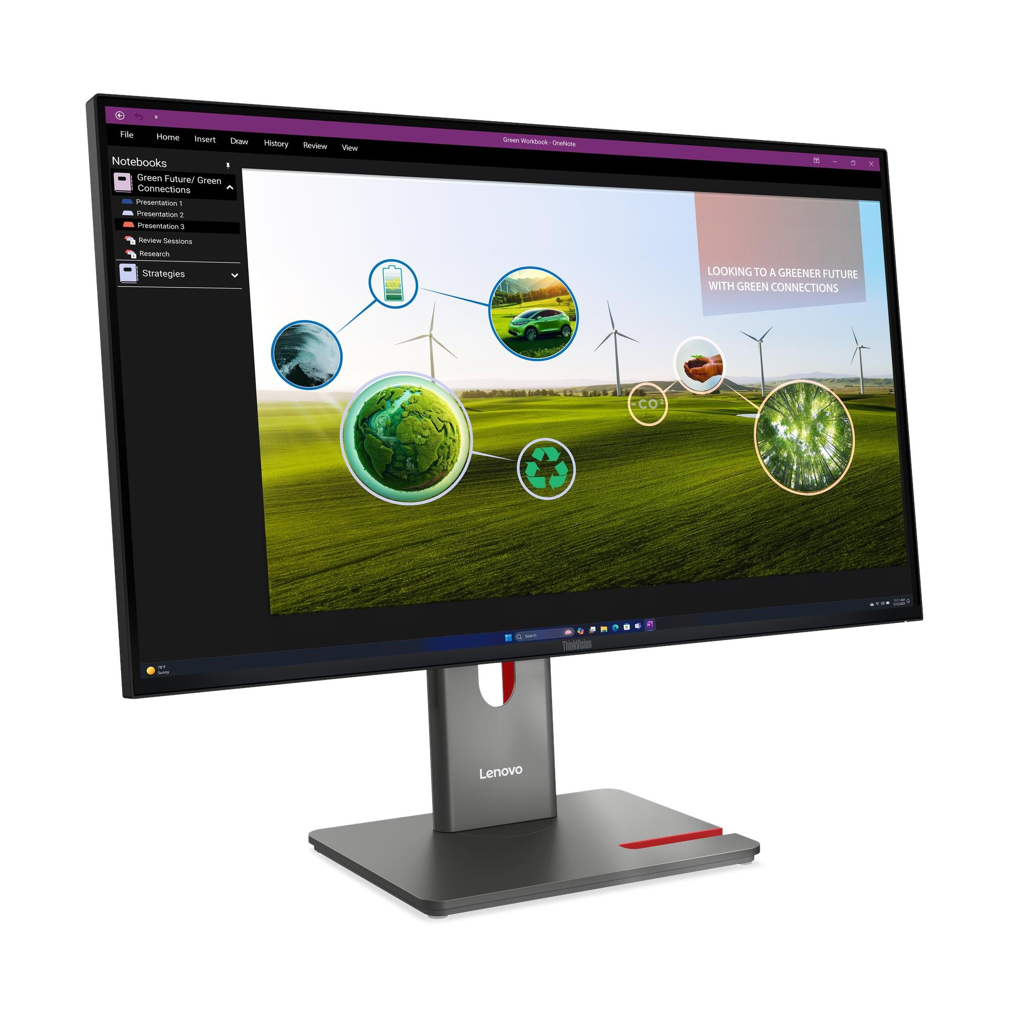 Monitor Lenovo ThinkVision P27Q 40, 27", 120Hz, Quad HD, i zi