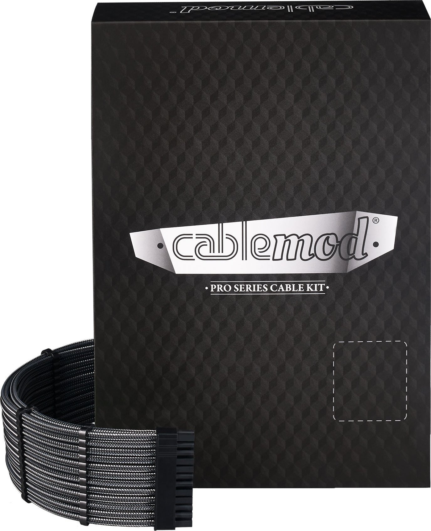 Set kabllosh PSU CableMod C-Series Pro ModMesh, 12VHPWR 12V-2x6, për Corsair RMi RMx, ngjyrë carbon