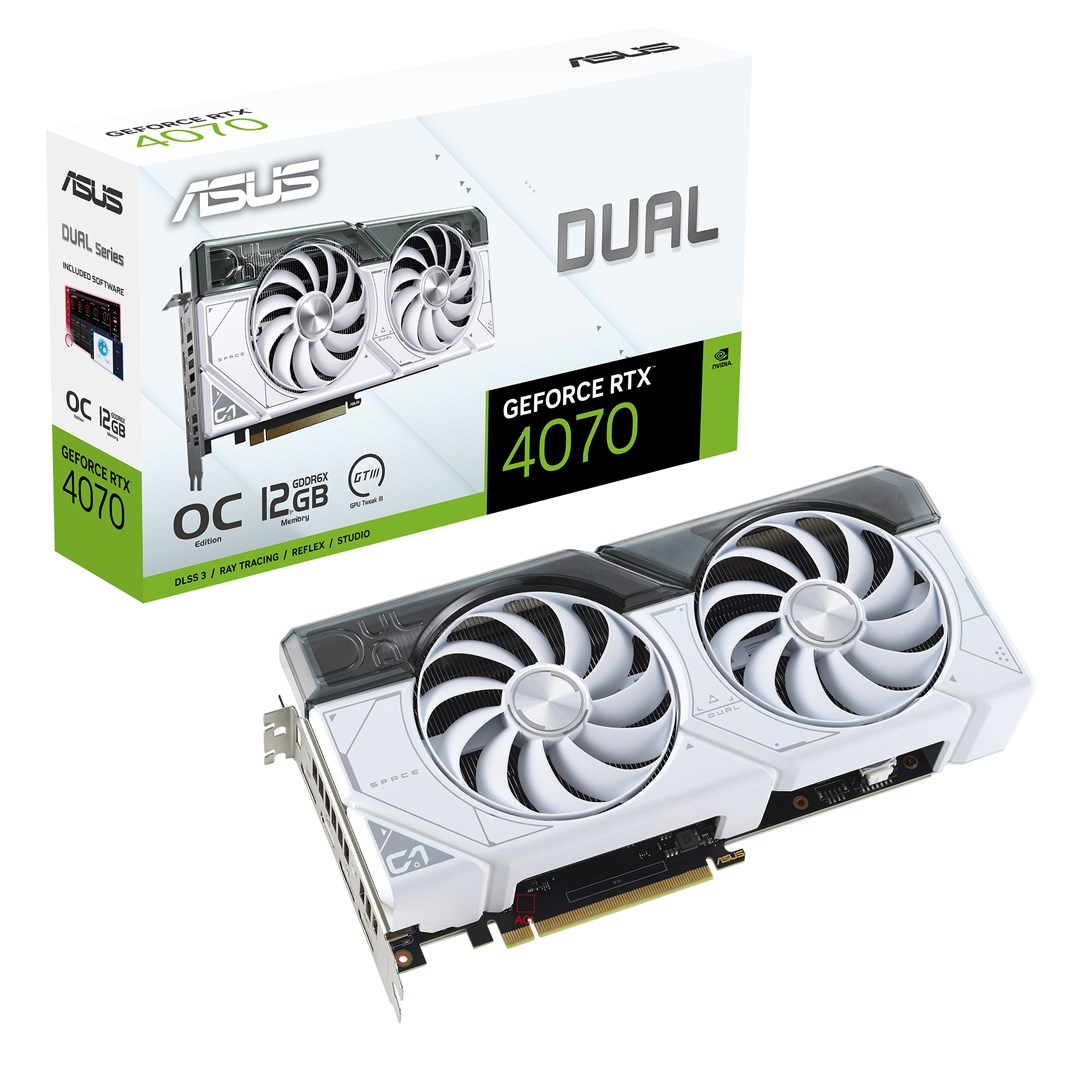 Kartë grafike ASUS Dual NVIDIA GeForce RTX 4070, 12 GB GDDR6X