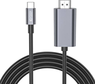 Kабел Tech-Protect Ultraboost USB-C во HDMI, 4K 60Hz, 2 m, црн
