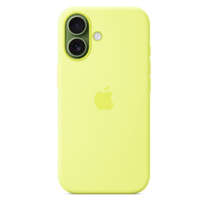 Apple iPhone 17 Silicone Case with MagSafe, Neon Yellow 4